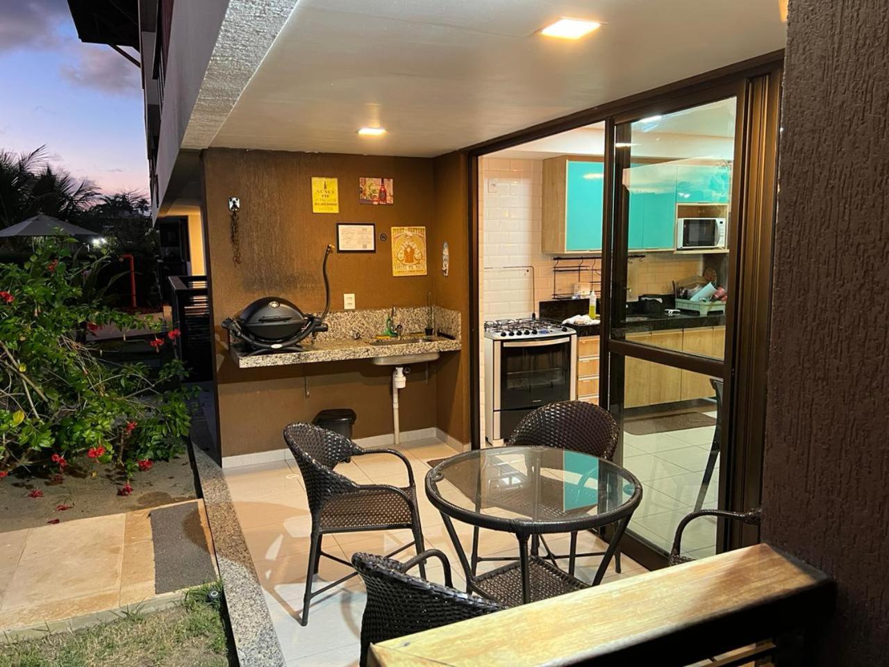 Luxuoso Flat 3 Quartos, Terreo, No Cupe Beach Living - Beira Mar De Pôrto das Galinhas 外观 照片