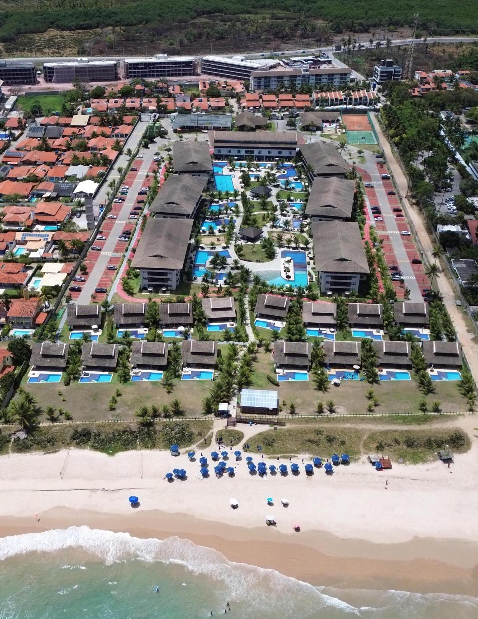 Luxuoso Flat 3 Quartos, Terreo, No Cupe Beach Living - Beira Mar De Pôrto das Galinhas 外观 照片