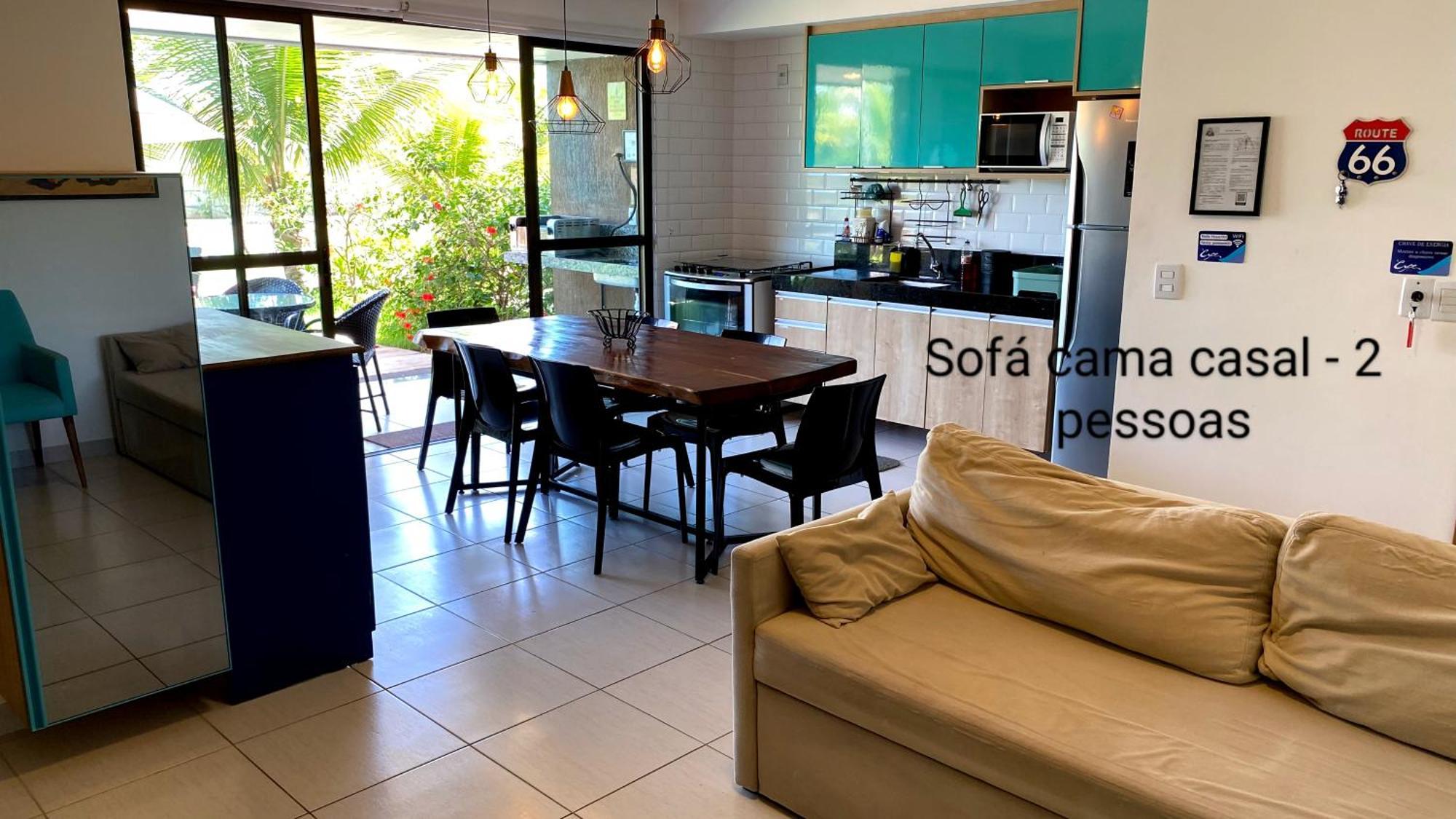 Luxuoso Flat 3 Quartos, Terreo, No Cupe Beach Living - Beira Mar De Pôrto das Galinhas 外观 照片