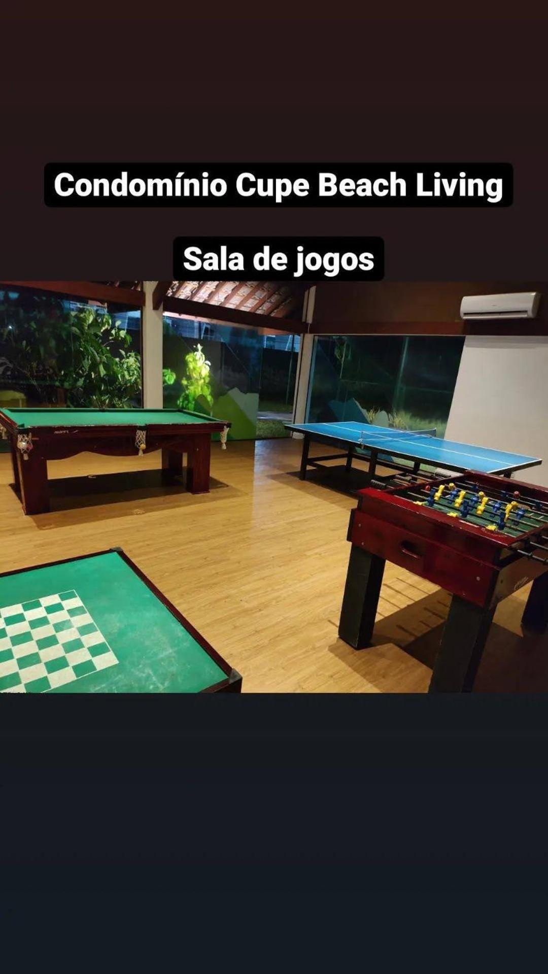 Luxuoso Flat 3 Quartos, Terreo, No Cupe Beach Living - Beira Mar De Pôrto das Galinhas 外观 照片