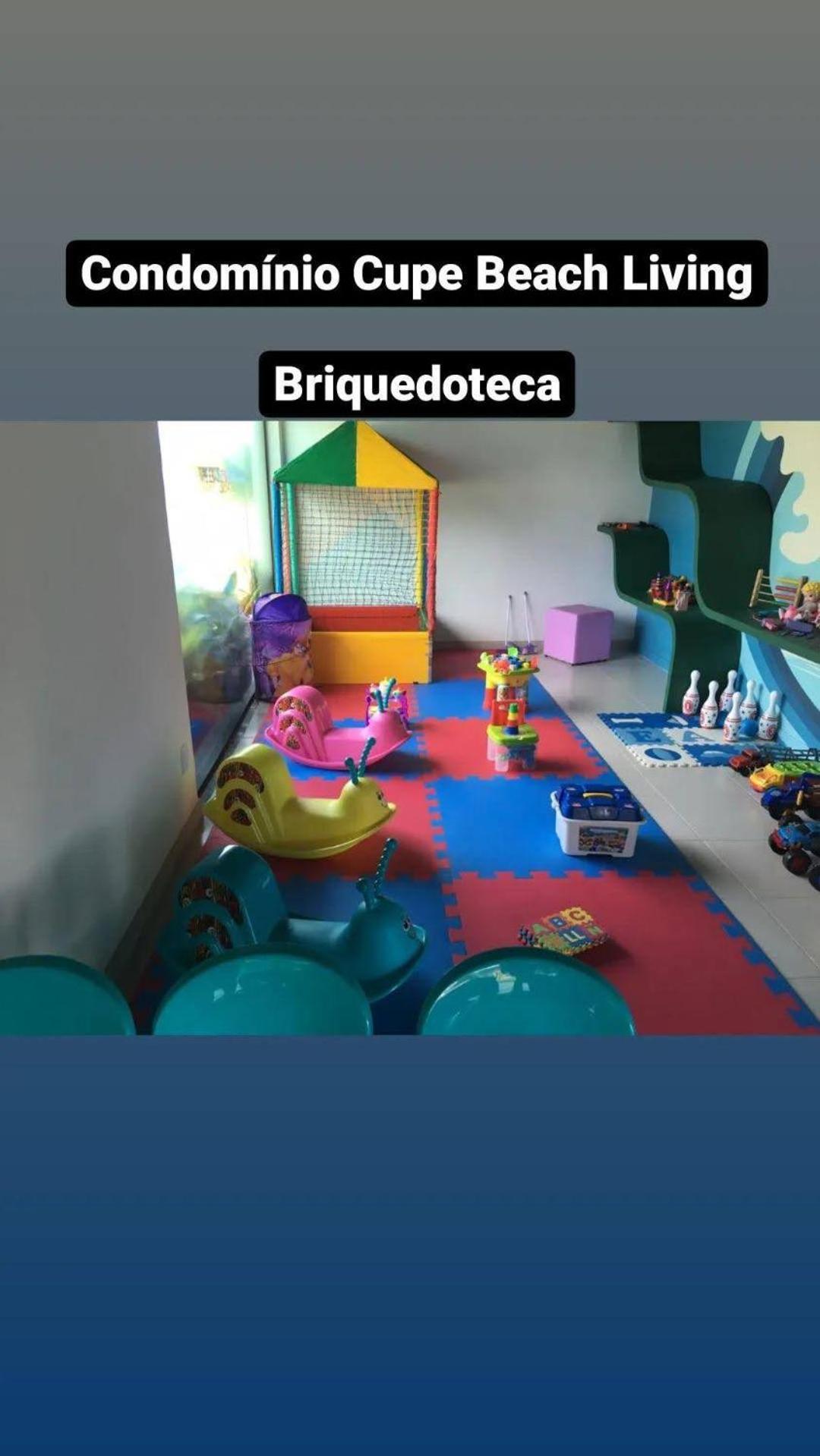 Luxuoso Flat 3 Quartos, Terreo, No Cupe Beach Living - Beira Mar De Pôrto das Galinhas 外观 照片