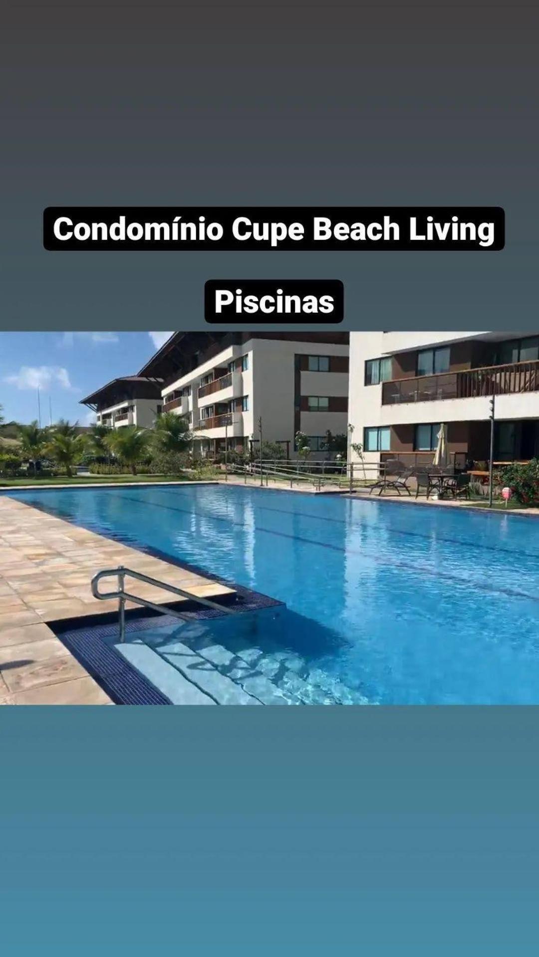 Luxuoso Flat 3 Quartos, Terreo, No Cupe Beach Living - Beira Mar De Pôrto das Galinhas 外观 照片
