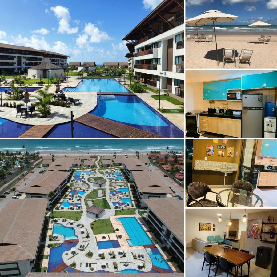 Luxuoso Flat 3 Quartos, Terreo, No Cupe Beach Living - Beira Mar De Pôrto das Galinhas 外观 照片
